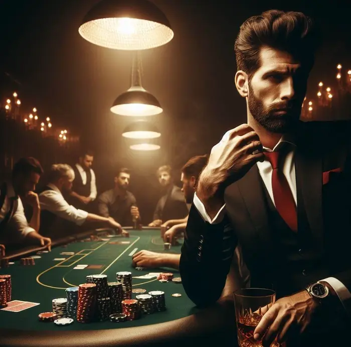 A Man in a Casino